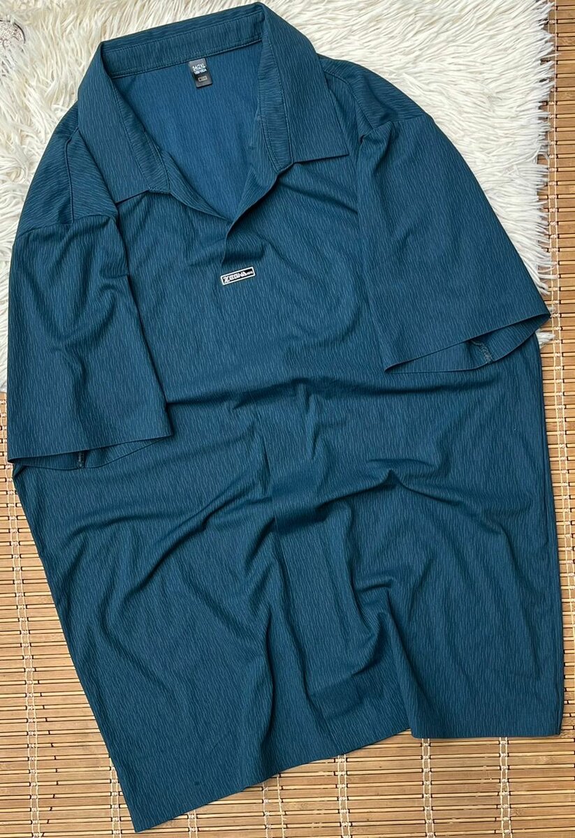 Polo bleu homme élégant