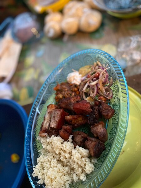 Assiette de Viande de porc
