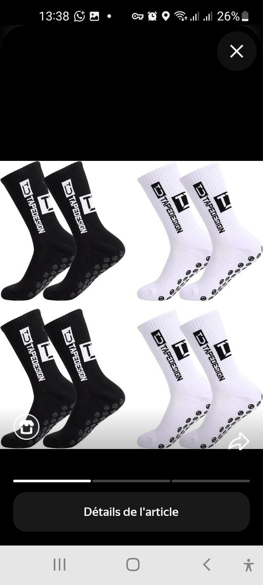 Chaussettes sport personnalisé