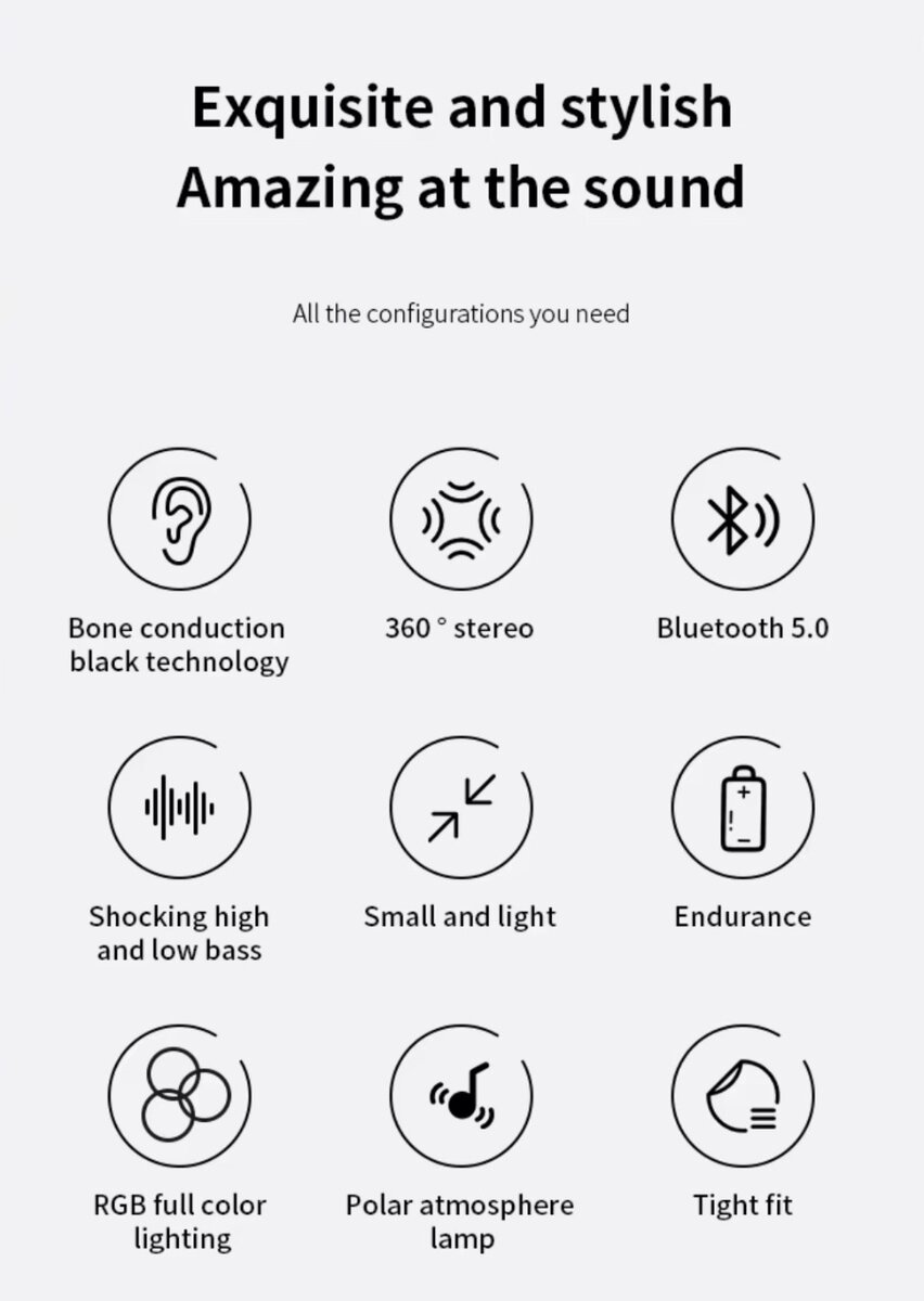 Enceinte BT conduction osseuse