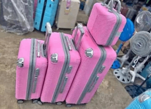 Valises Roses Rigides Set 4