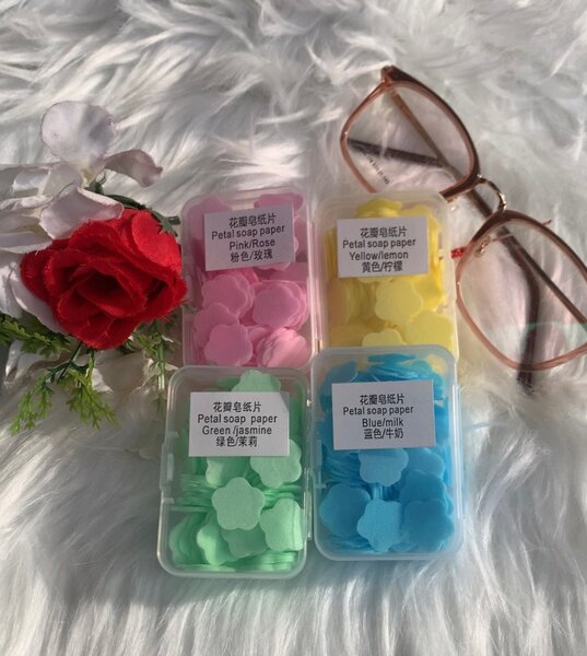 Petal soap