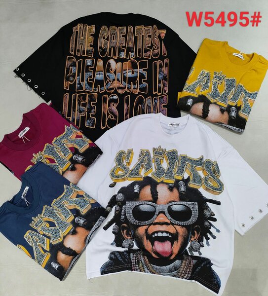 Trendy Graphic T-Shirts Set