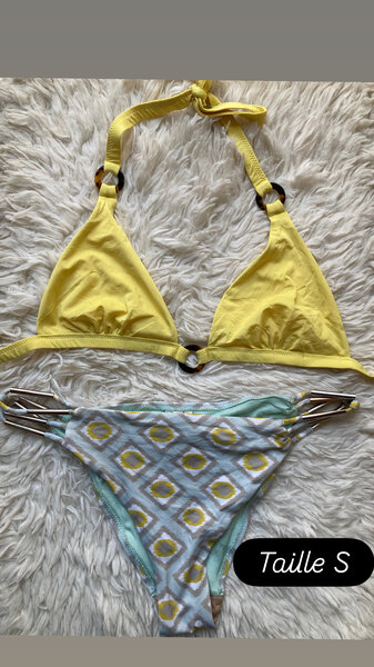 Bikini jaune tendance