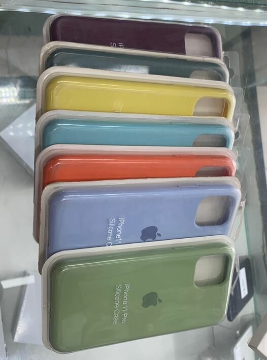 iPhone silicone pouch 