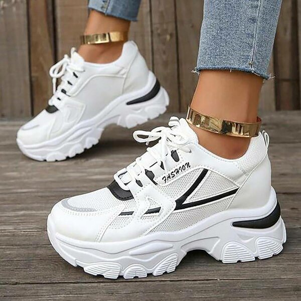 Baskets Chunky Femme Confort