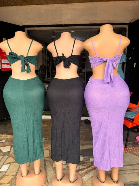 Bareback  bodycon dress