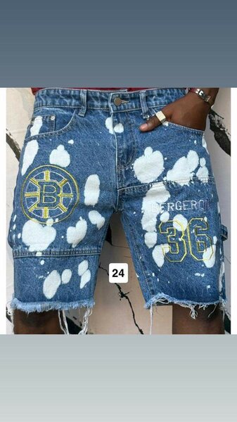 Shorts en denim décontracté