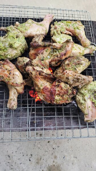 Poulet Braisé avec Garnitures