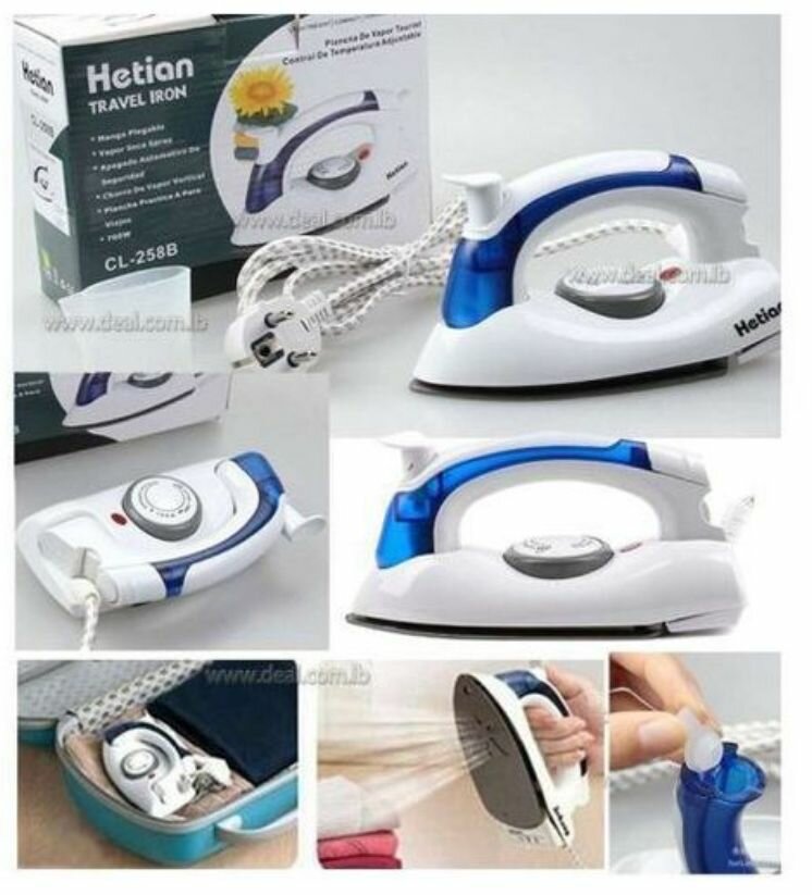 Fer à repasser portable compact