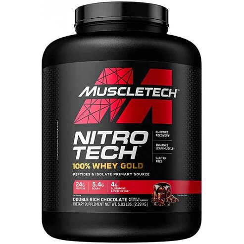 Nitro-Tech Whey Gold 2.28KG Double Rich Chocolate