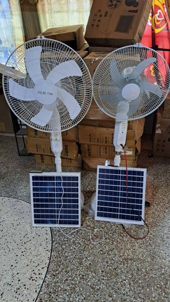 Rechargeable Solar Fan