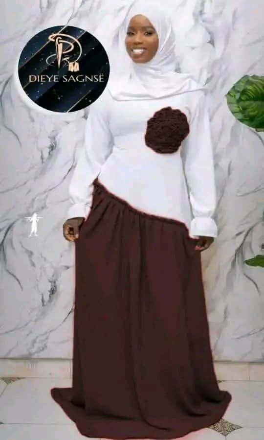 Robe élégante avec hijab