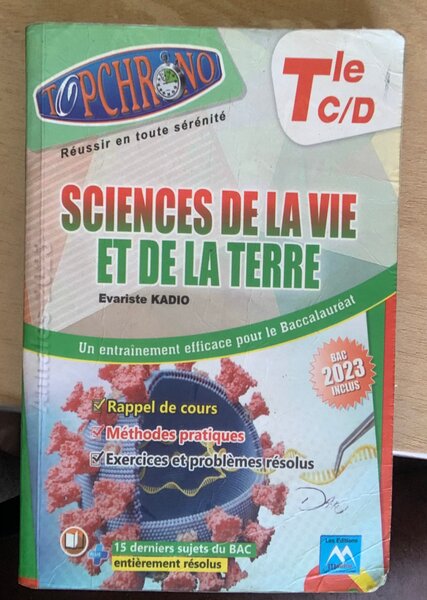 Livre Sciences Vie Terre Terminale
