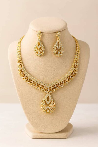 Parure élégante en or