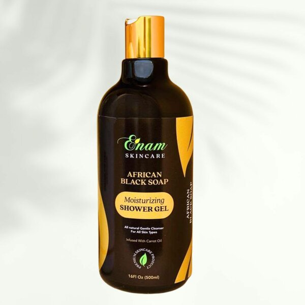 Enam African Black Soap Moisturizing Shower Gel
