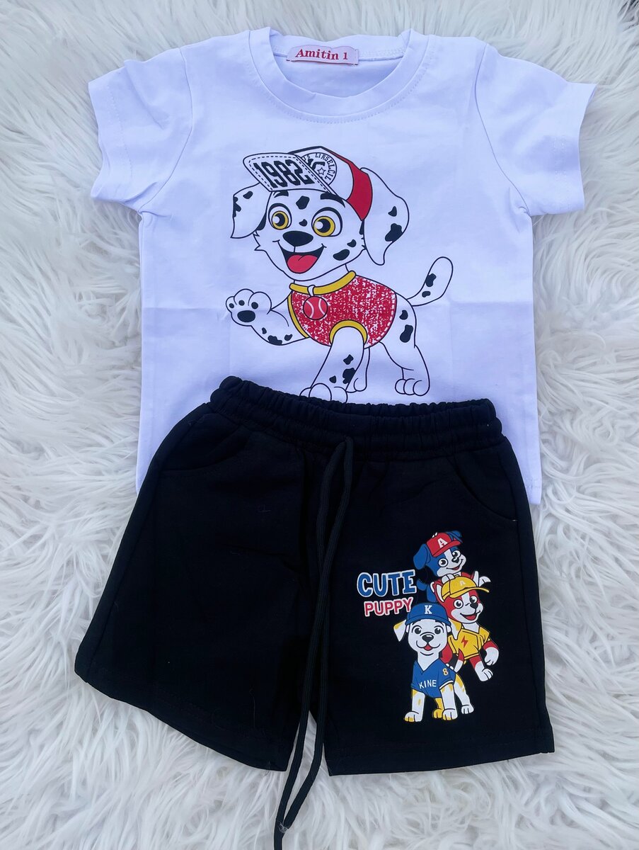 Pyjama enfant motif chiot