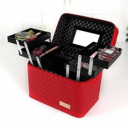 Coffret Maquillage Rose Élégant