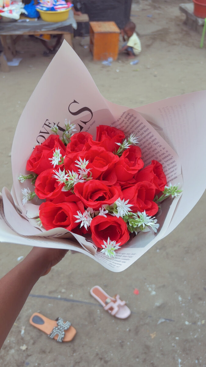 Bouquet de roses rouges élégantes