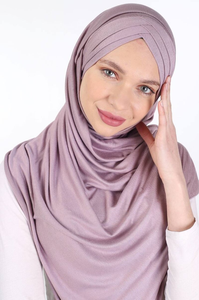Hijab en Jersey  Élégant