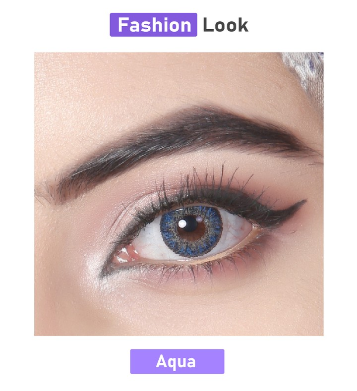 Fashion Look Lenses: Aqua