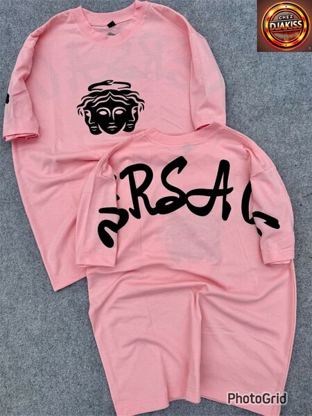 T-shirt rose au design tendance