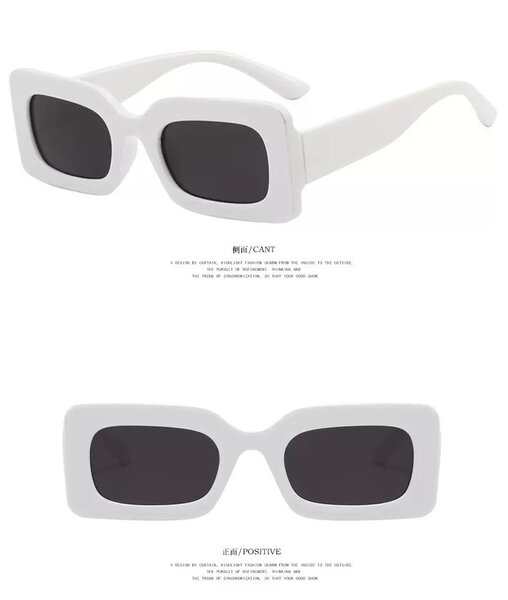 Lunettes de soleil carrées chic