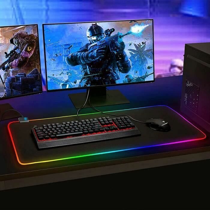 Tapis de souris RGB XXL