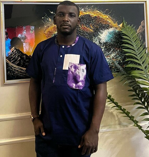 Chemise Dashiki Homme Ajustée