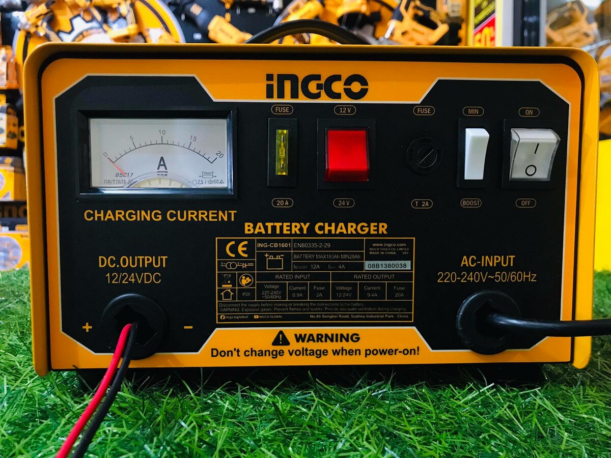 Chargeur de Batterie INGCO 12/24V