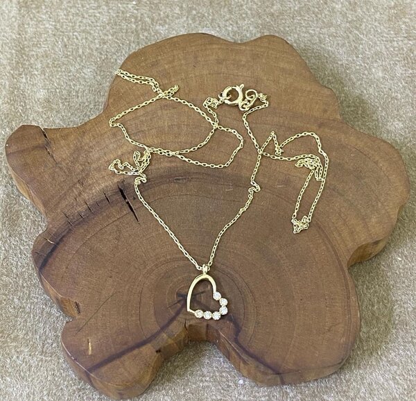 Цепочка и кулон «Сердце»