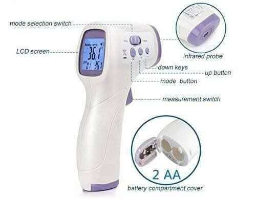 THERMOMÈTRE INFRAROUGE Thermomètre  infrarouge sans contact