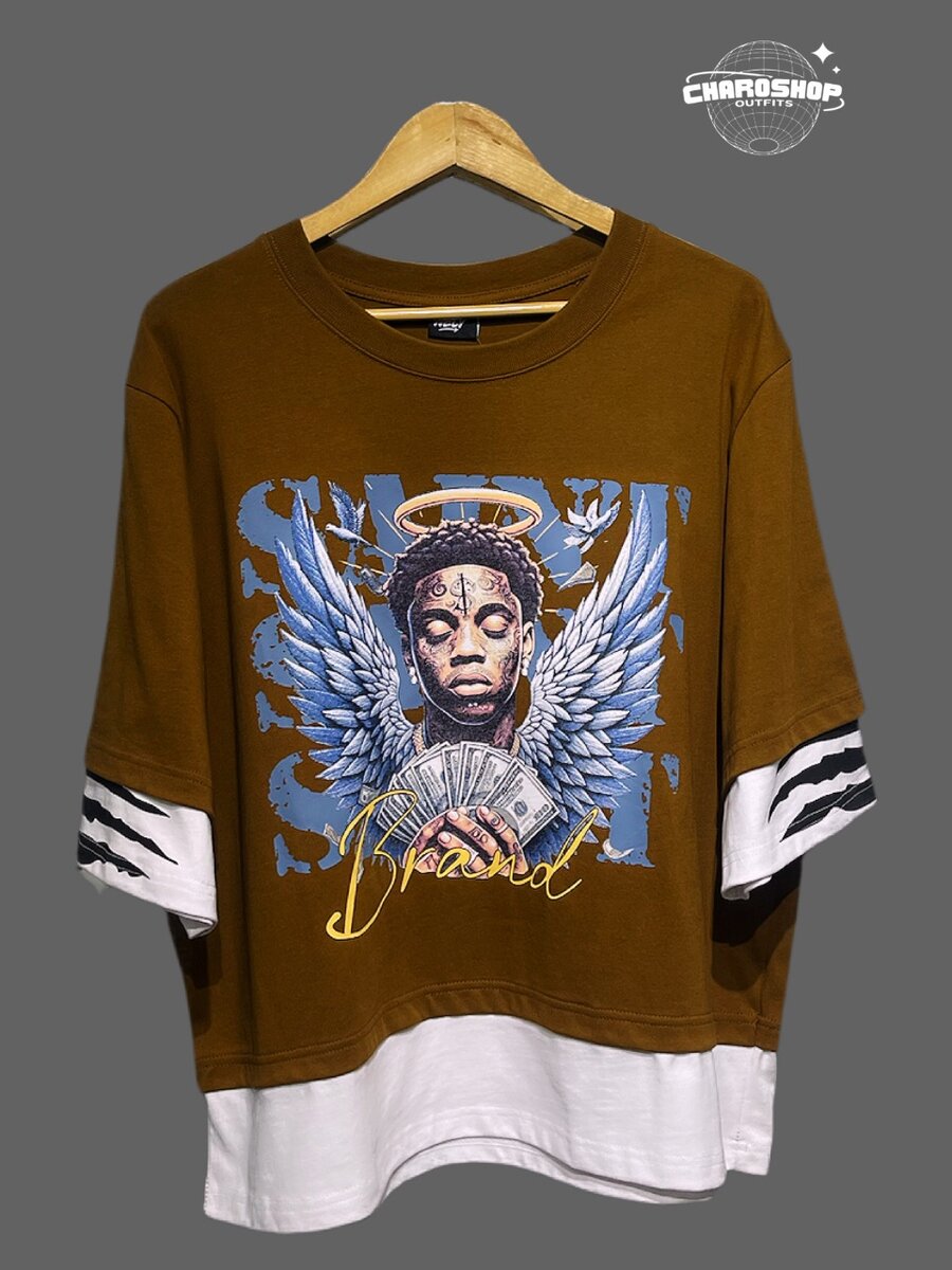 T-shirt crok top streetwear