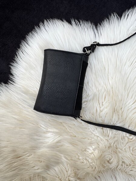 Mini black crossbody