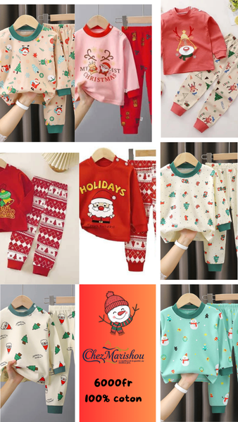 Pyjama Noël Enfant Coton