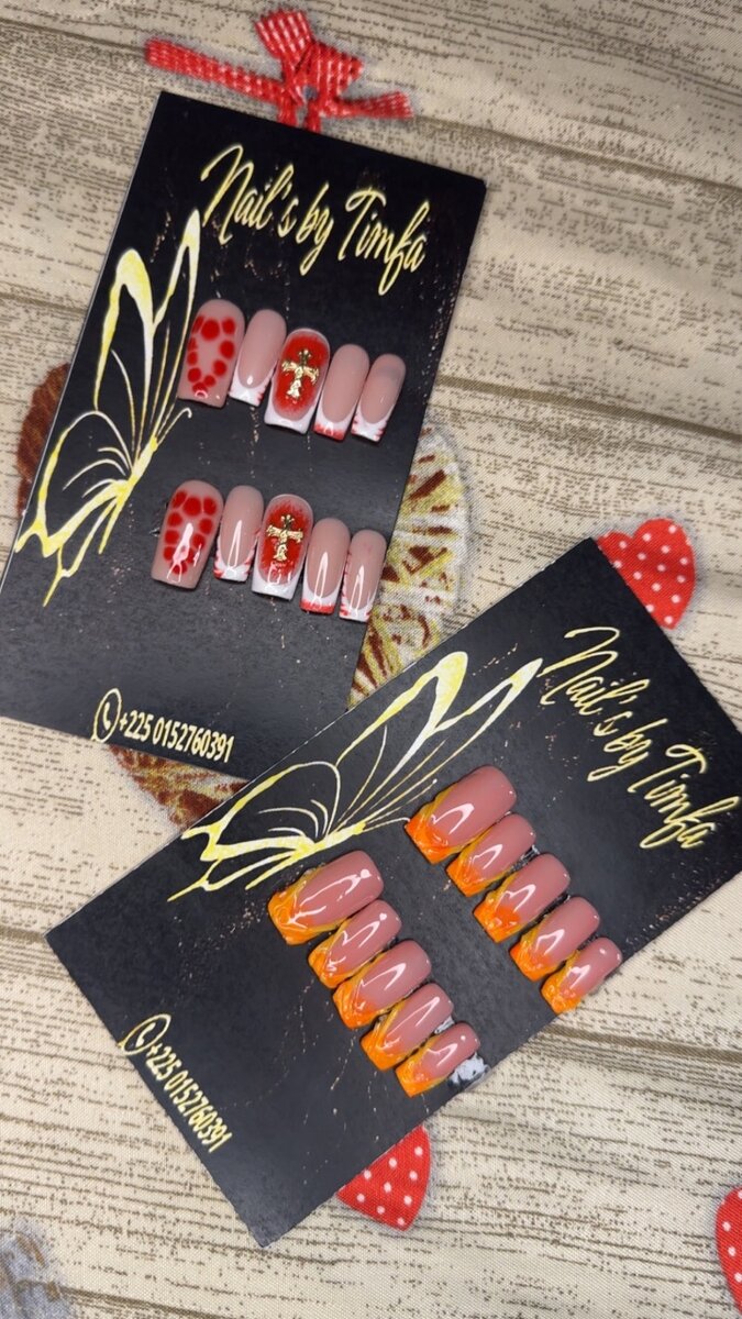 Ongles Artificiels Colorés