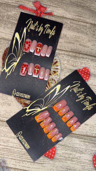 Ongles Artificiels Colorés