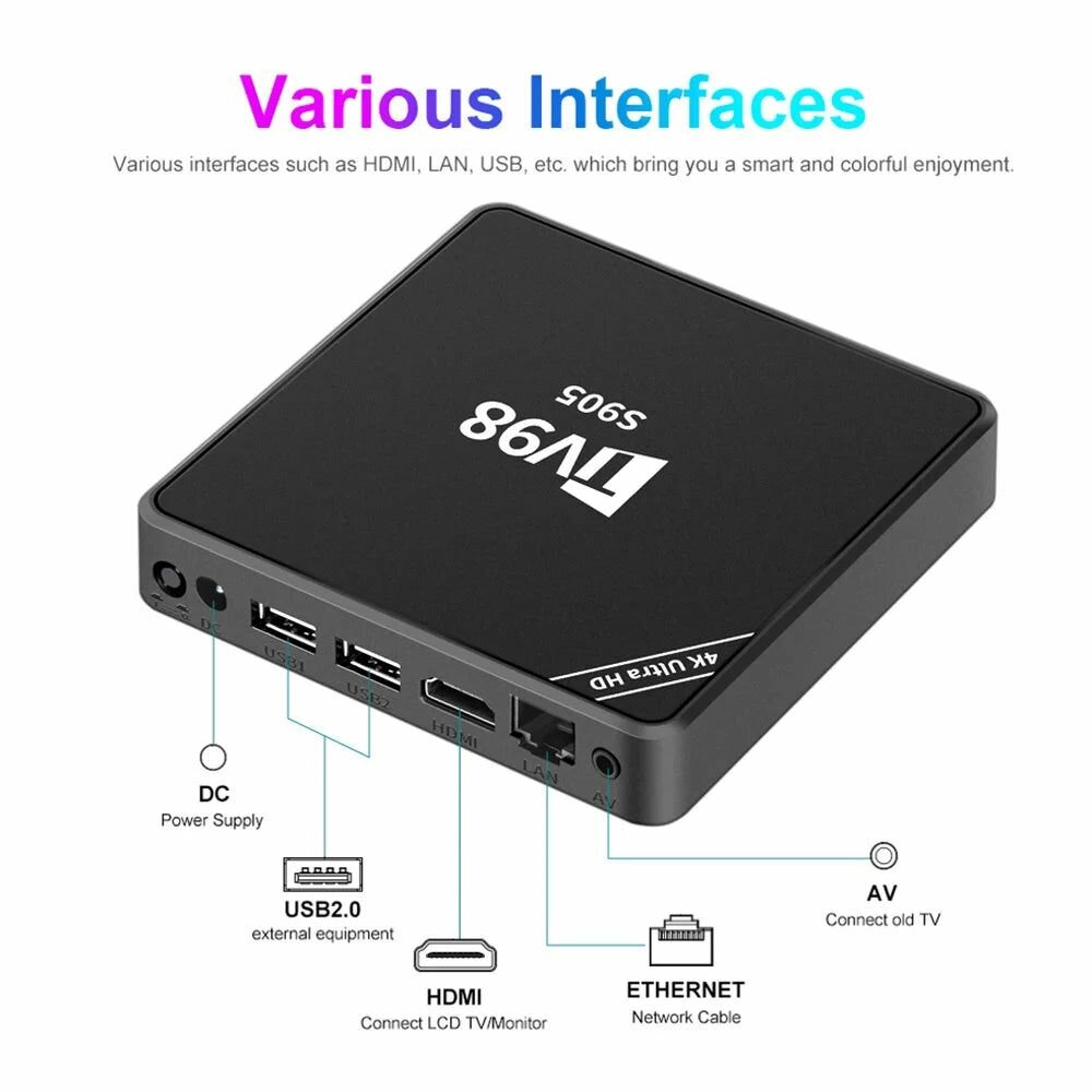 TV Box Android 4K Ultra HD