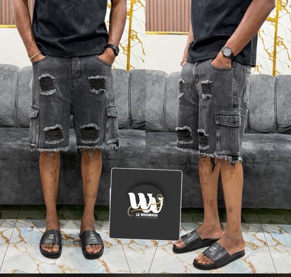 Shorts en jean décontractés