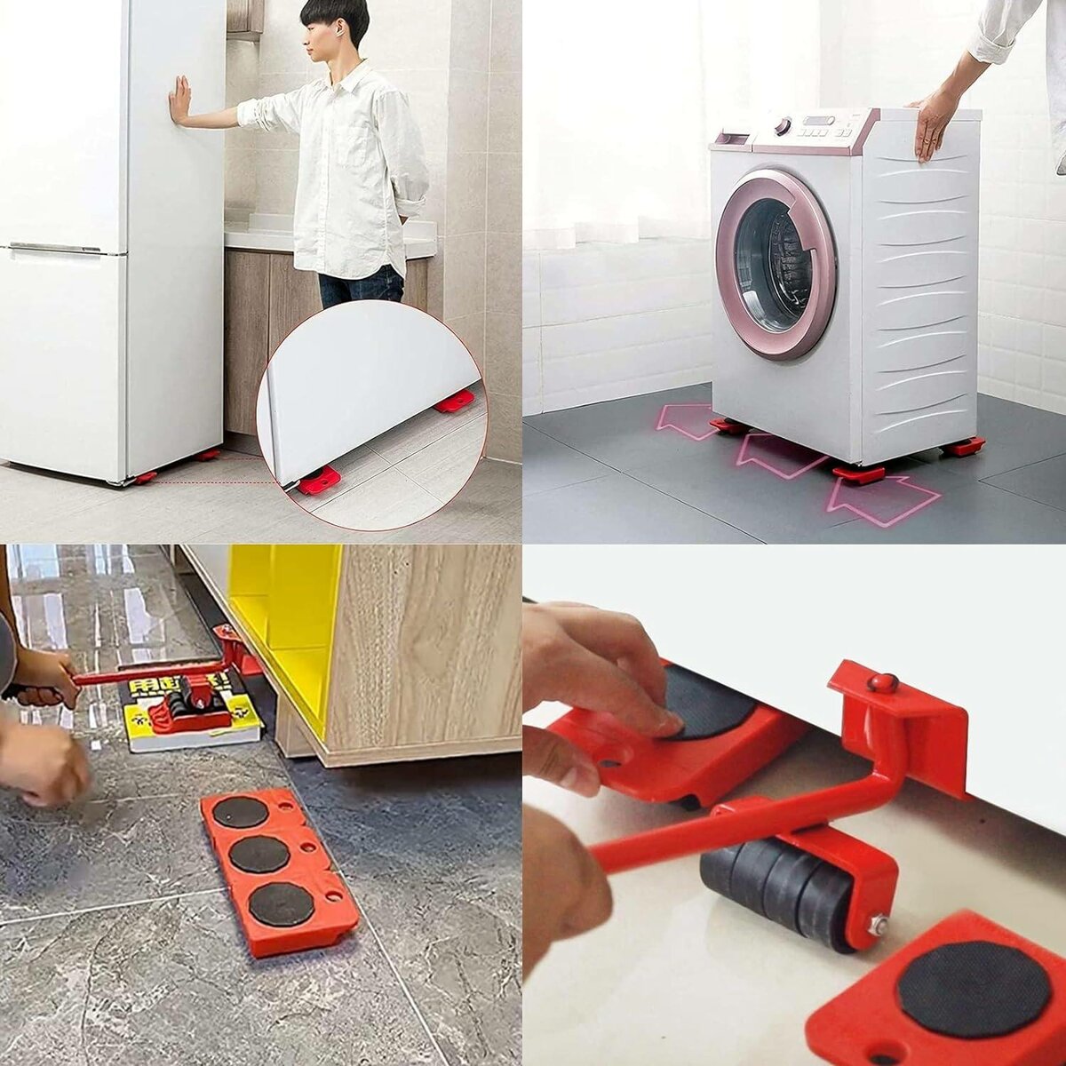 Kit de Deplace Meuble Lourd, Roulette Charge Lourde