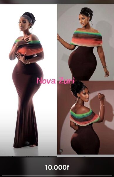 Robe Maxi Épaule Dénudée