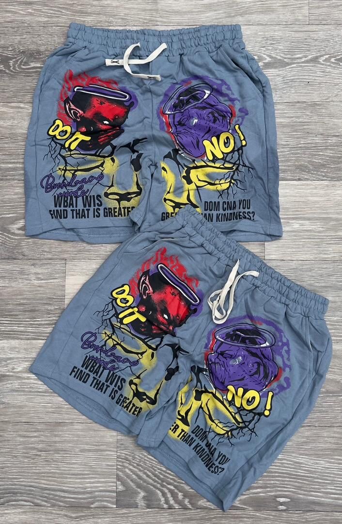 Shorts graphiques colorés