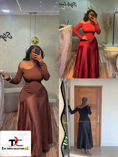 Robe élégante à manches longues