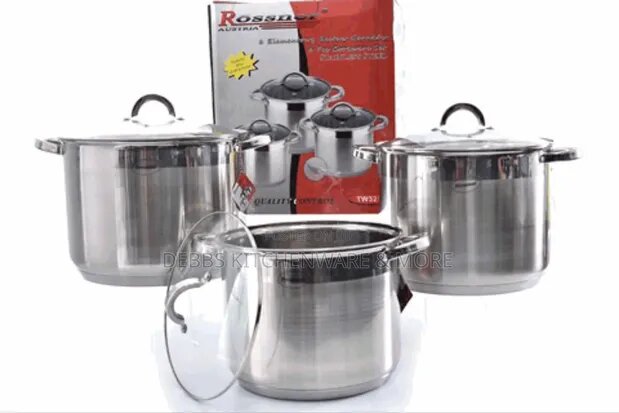 3 set Stainless Steel cookware