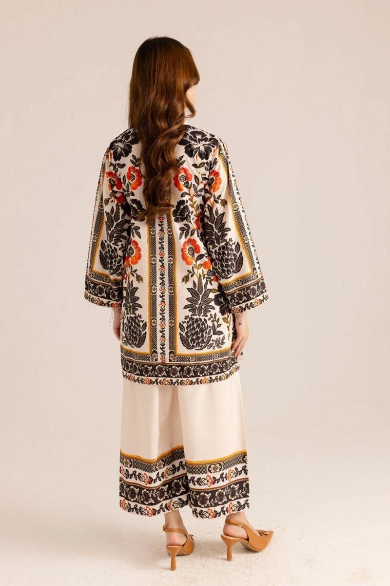 Stunning printed women's Stitched shirt & Trouser set 2 pcs