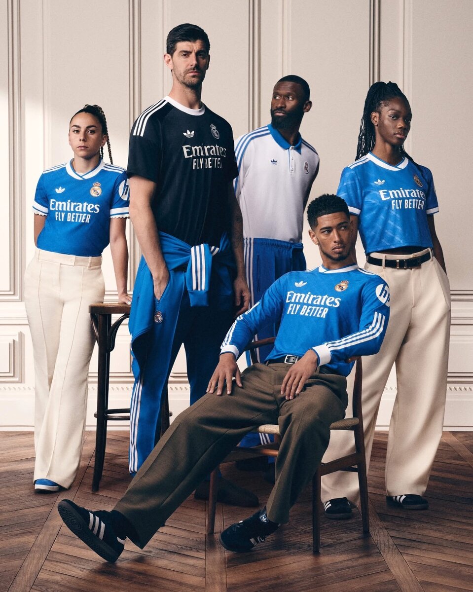 Maillot de Football Bleu Réal