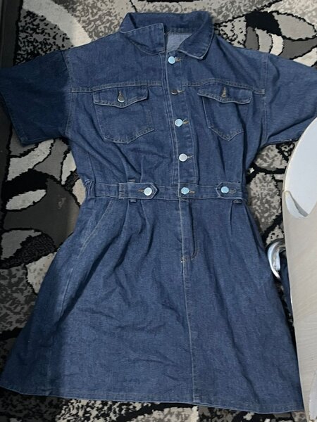Robe en jean tendance