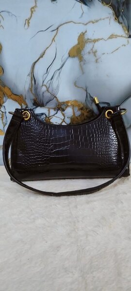 Sac à bandoulière croco chic