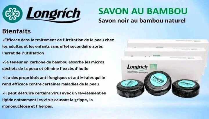 Savon Noir Bambou Longrich