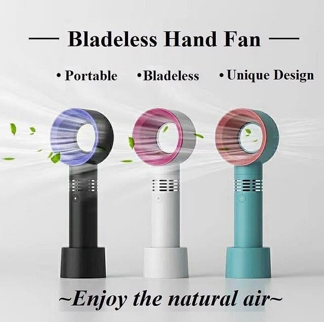 Bladeless hand fan